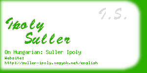 ipoly suller business card